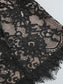 Sexy Lace See-through Splicing Waist Tube Mini Dress