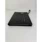 Bottega Veneta Black Leather Maxi Intreciato Document Case Wristlet Clutch Bag