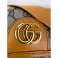 Gucci XKai GG Supreme Slim Vintage Sun Oil Bear Belt Sling Bag