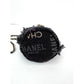 Chanel Denim Quilted Mood Mini Bucket With Chain Black