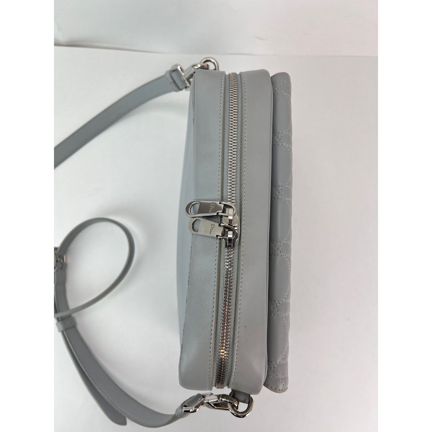 Christian Dior Lambskin Cannage Stardust Small Camera Crossbody Bag