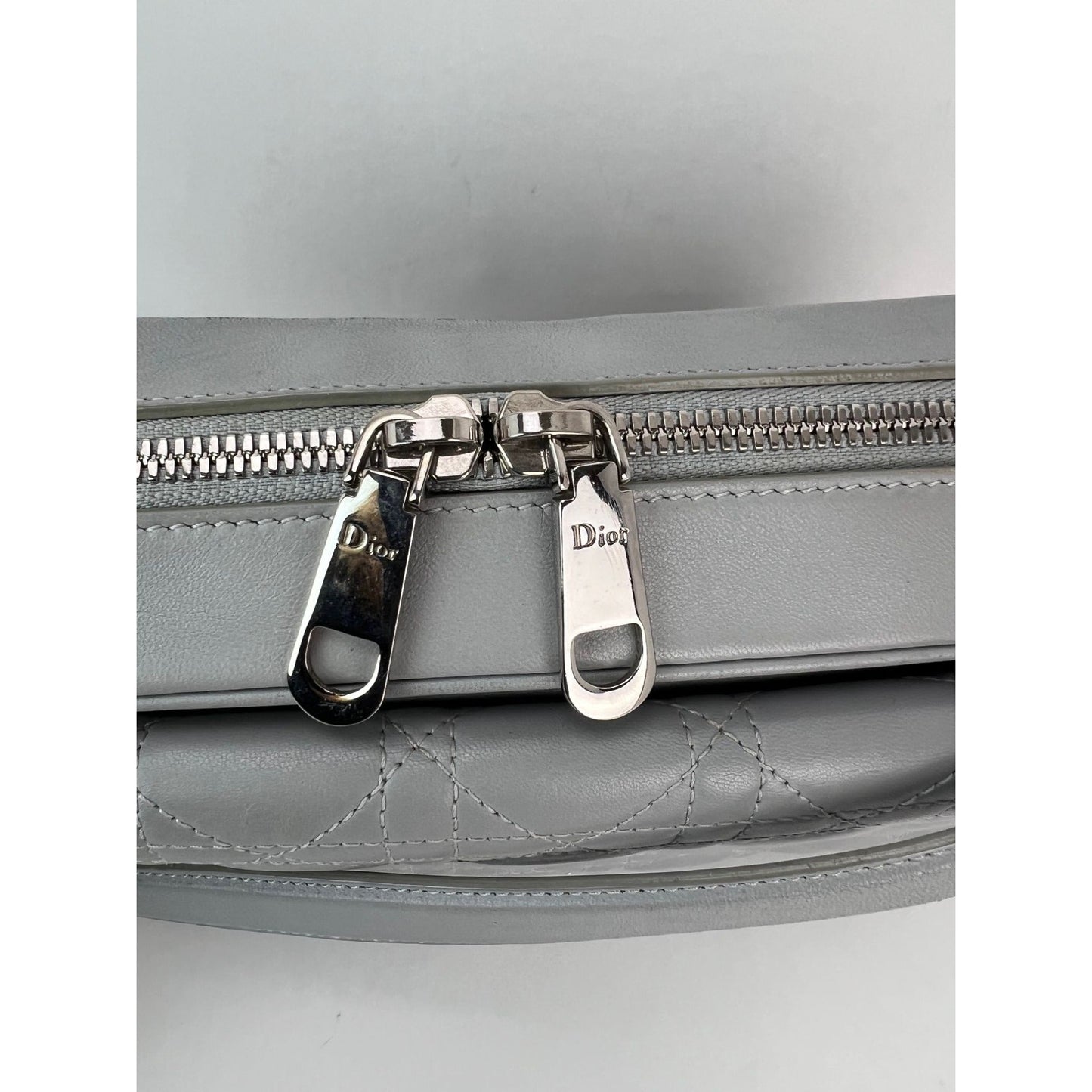 Christian Dior Lambskin Cannage Stardust Small Camera Crossbody Bag