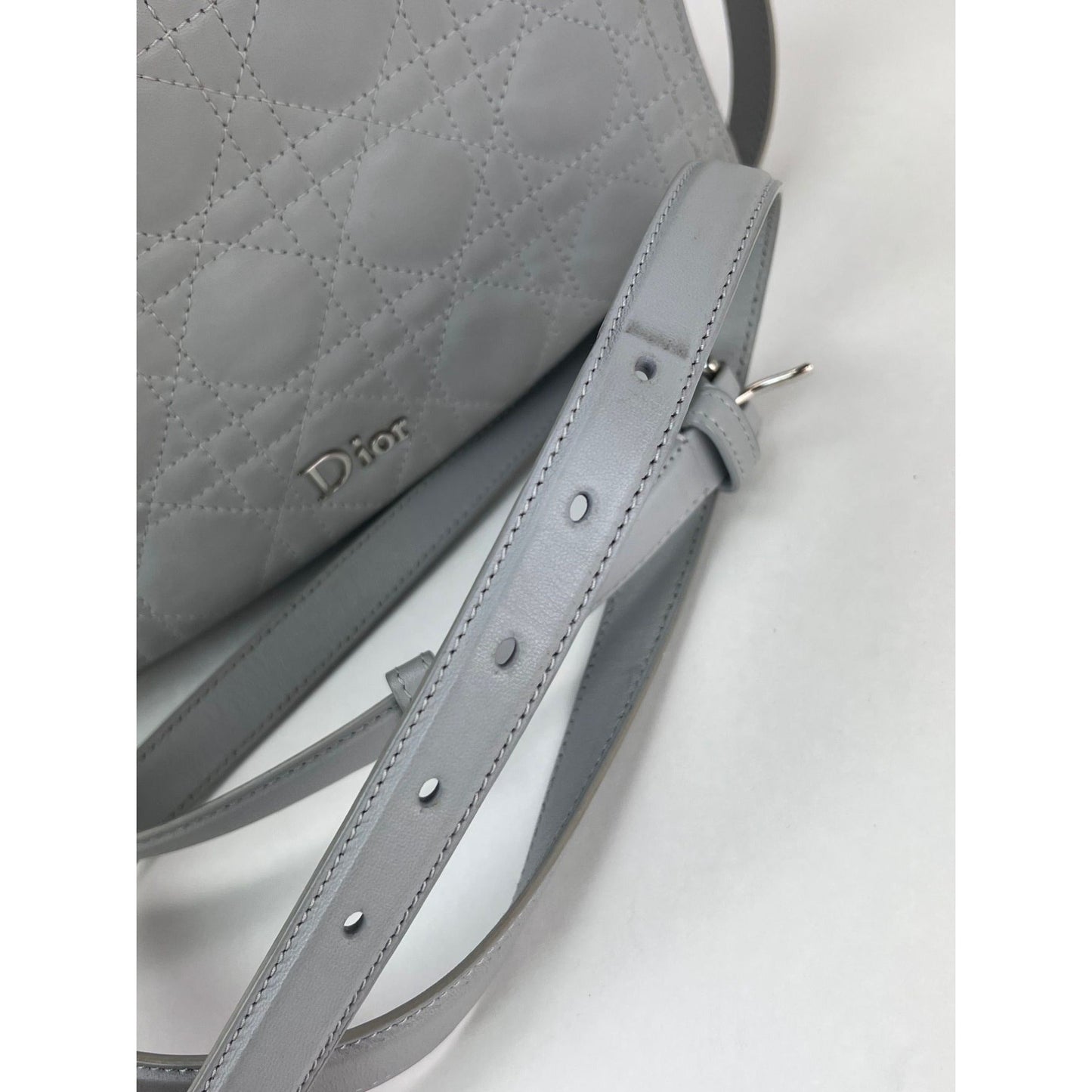 Christian Dior Lambskin Cannage Stardust Small Camera Crossbody Bag