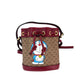 Gucci X Doraemon Vintage GG Supreme Mini Bucket Bag