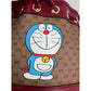 Gucci X Doraemon Vintage GG Supreme Mini Bucket Bag