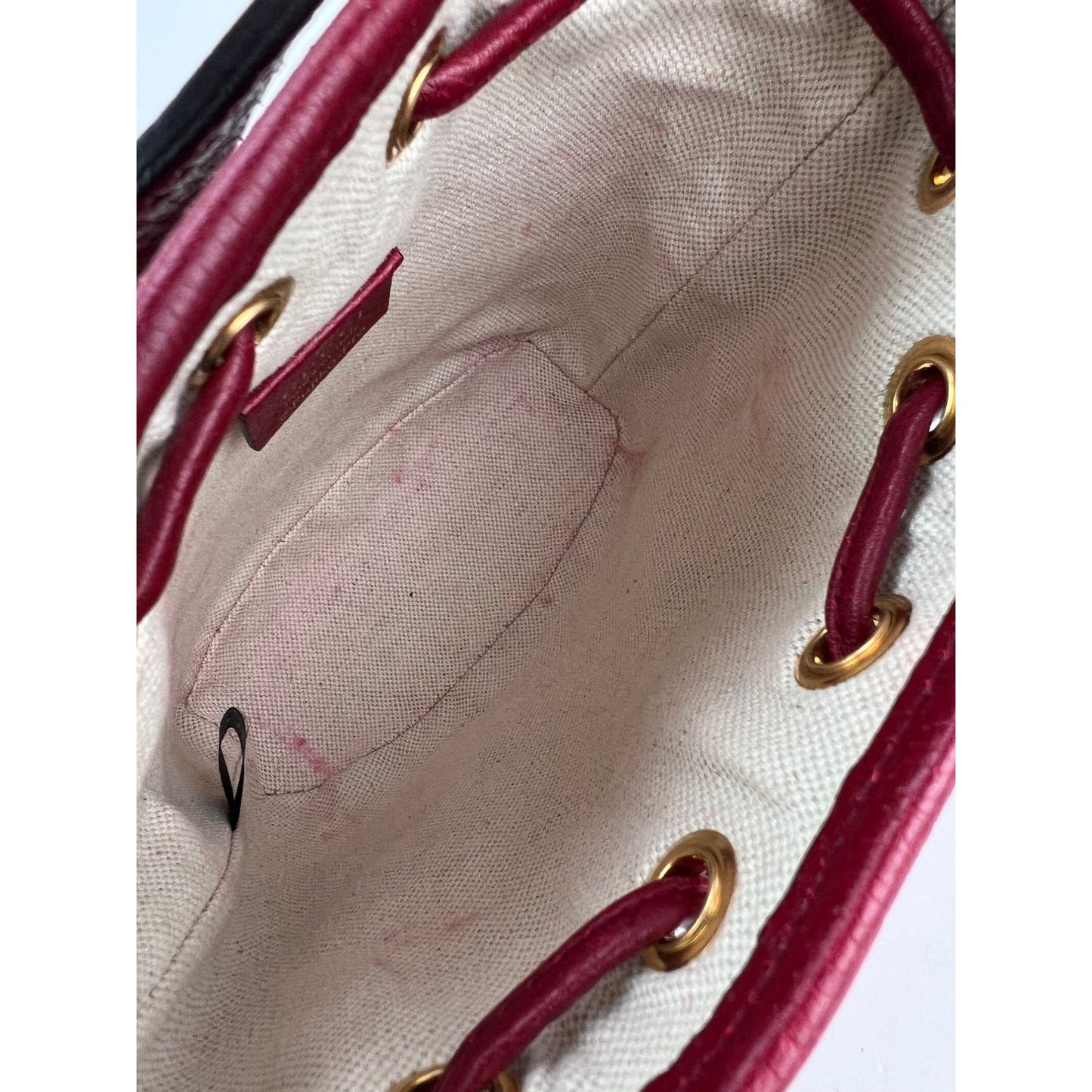 Gucci X Doraemon Vintage GG Supreme Mini Bucket Bag