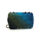 Chanel Shaded Sequins Mini Flap Green, Blue, black Shoulder Bag