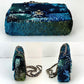 Chanel Shaded Sequins Mini Flap Green, Blue, black Shoulder Bag