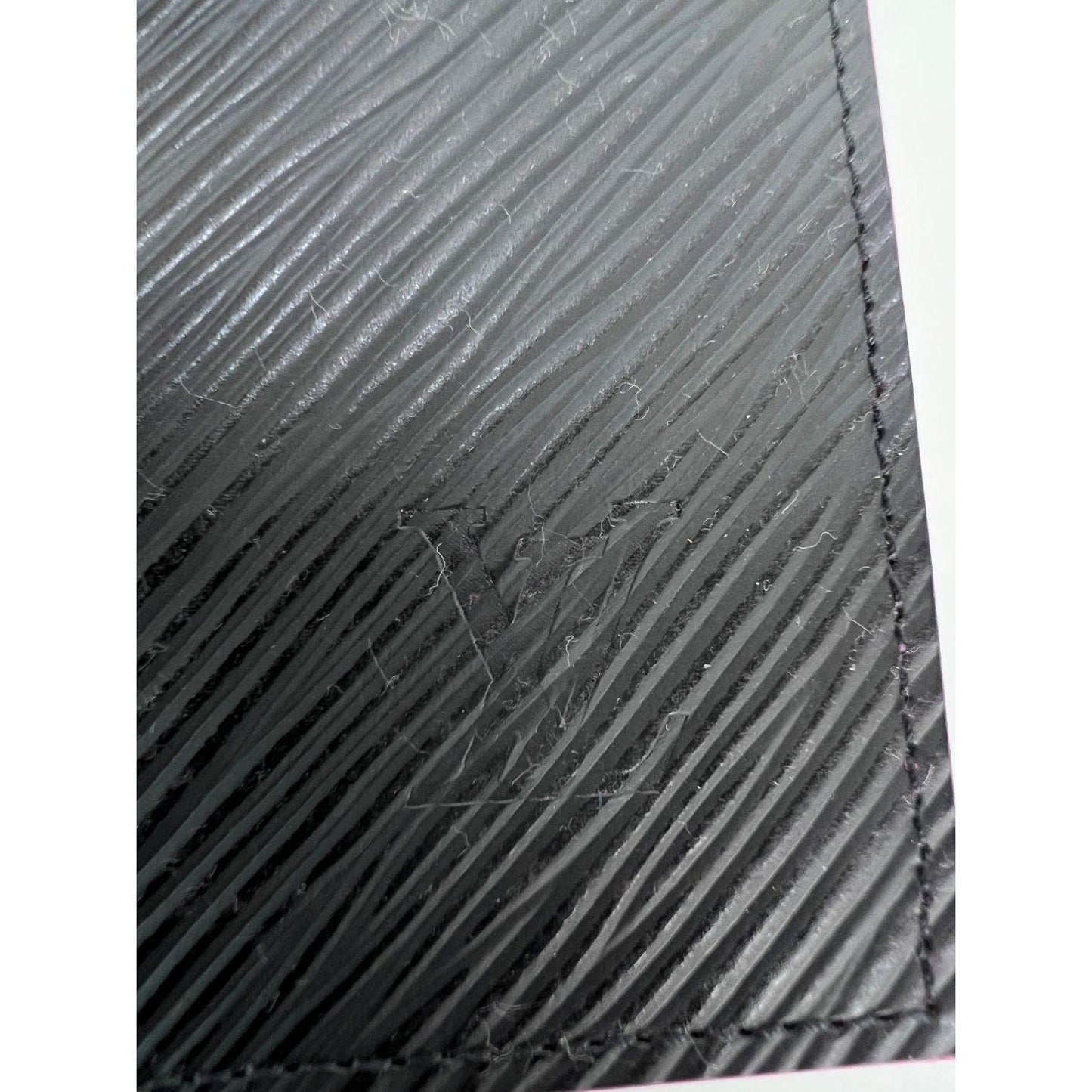 Louis Vuitton Zippered Insert from Felicie Black Epi Leather Coin Pouch