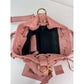 Balenciaga agneau Giant 12 Gold Hardware Mini Pompon Rose Pink Bucket Bag